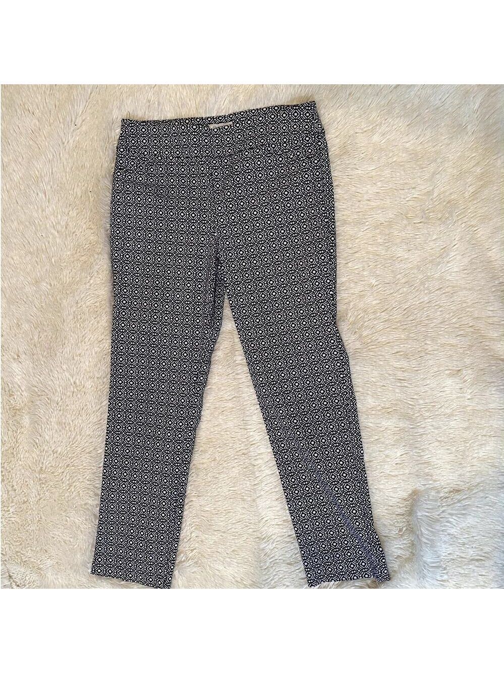 Charter Club Blue/White Print Pants - Size 12P  (EUC)
